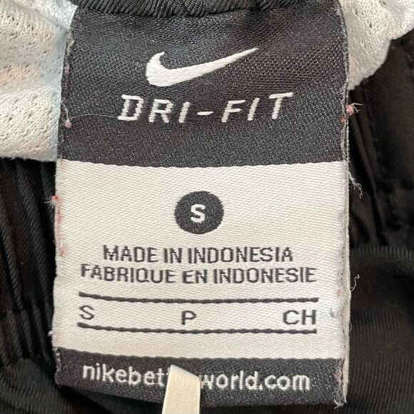 Nike DRI-Fit Tempo Brief Running Shorts Black White Lined Athletic Red Paw Print - Picture 3 of 3